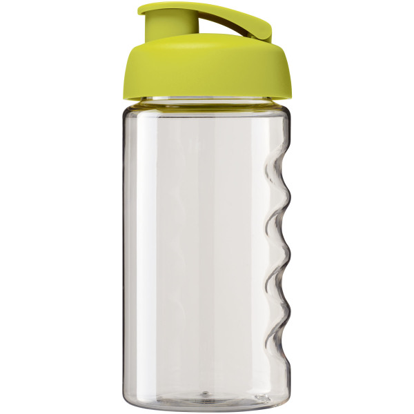 H2O Active® Bop 500 ml flip lid sport bottle - Transparent/Lime