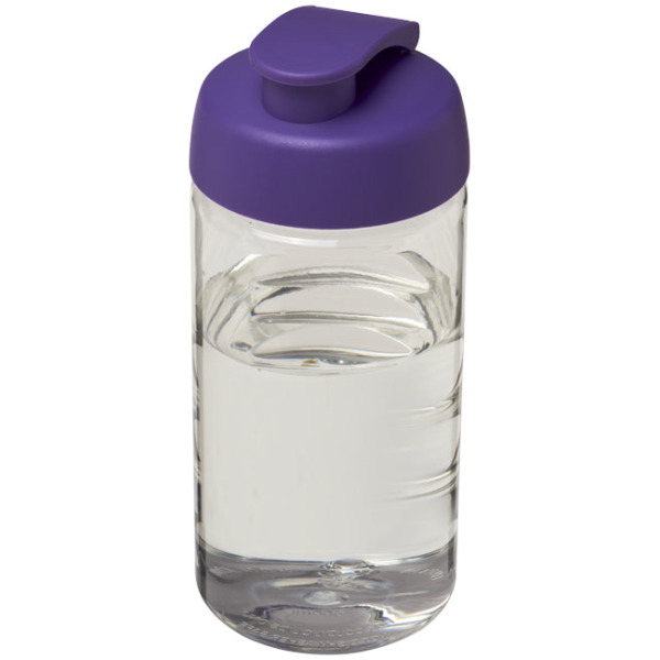 H2O Active® Bop 500 ml sportfles met flipcapdeksel - Transparant/Paars
