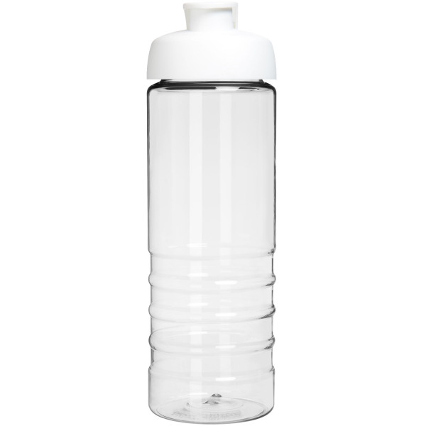 H2O Active® Treble 750 ml flip lid sport bottle - Transparent/White