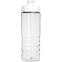 H2O Active® Treble 750 ml sportfles met kanteldeksel - Transparant/Wit