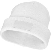 Boreas beanie met patch - Wit