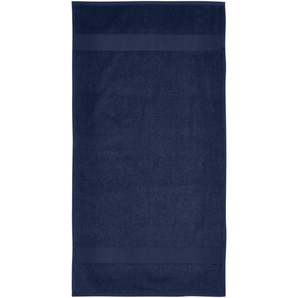 Charlotte 450 g/m² cotton towel 50x100 cm - Navy