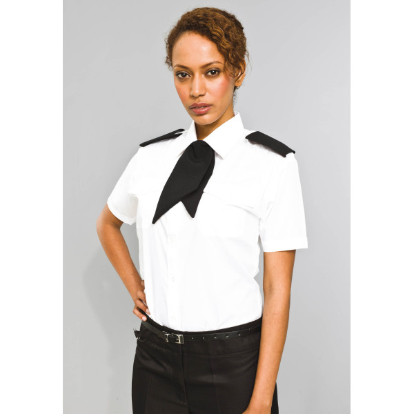 Ladies Pilot Short Sleeved Shirt