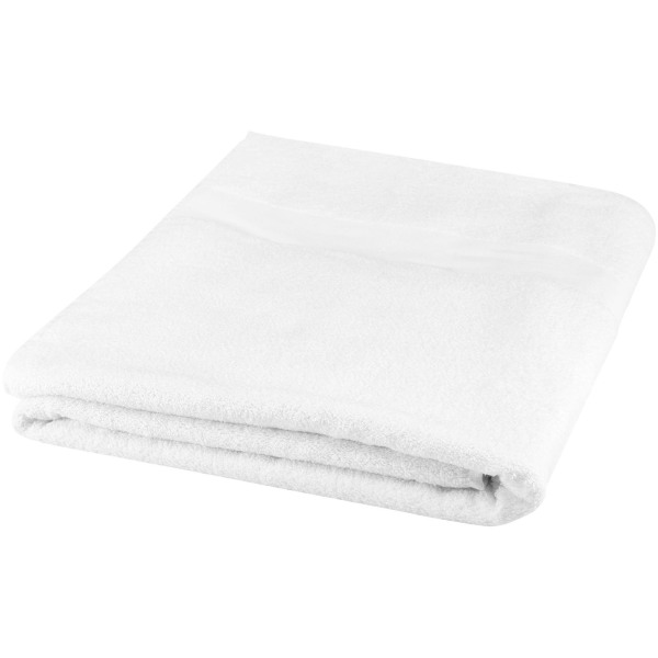 Evelyn 450 g/m² cotton bath towel 100x180 cm - White