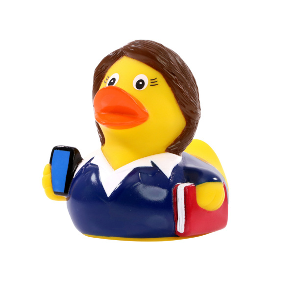 Squeaky duck businesswoman