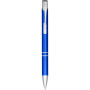 Moneta anodized aluminium click ballpoint pen - Blue