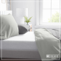 T1-FS160 Fitted sheet Double beds - White