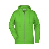 Ladies' Zip Hoody - lime-green - XS