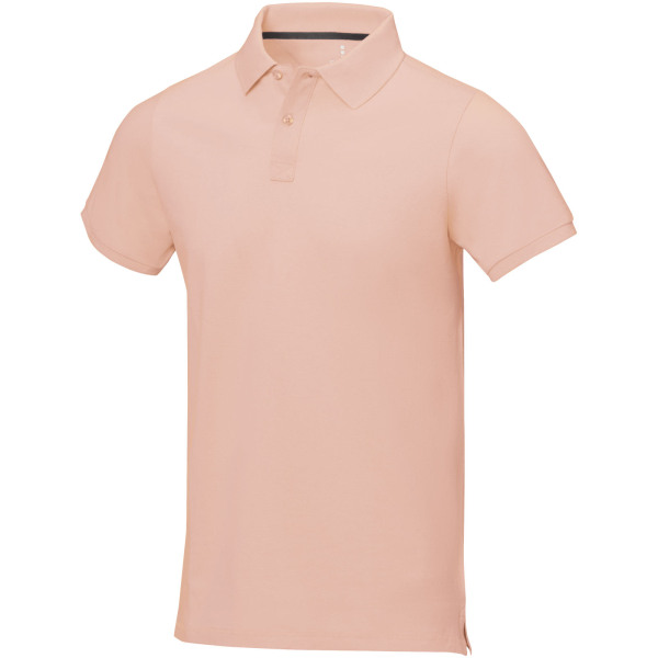 Calgary short sleeve men's polo - Pale blush pink - 3XL