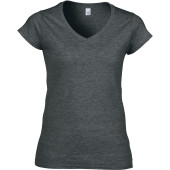 Ladies' Softstyle V-neck T-shirt Dark Heather XL