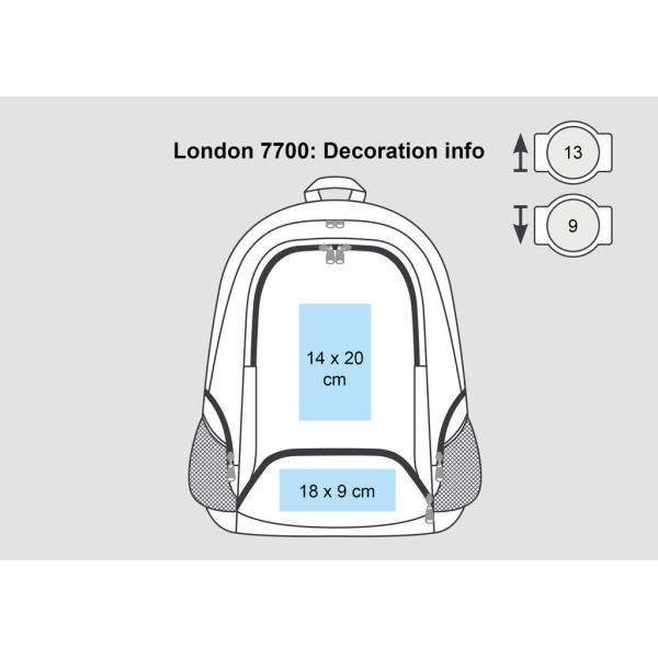 London Backpack - Black - One Size
