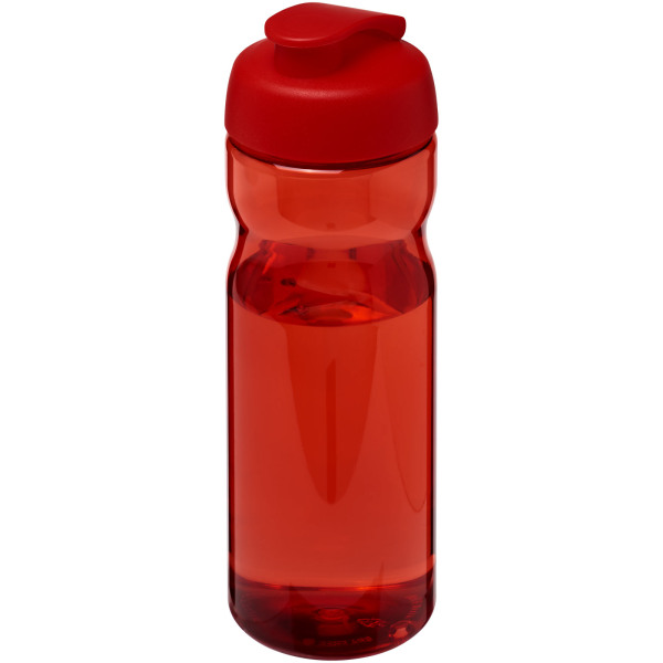 H2O Active® Eco Base 650 ml flip lid sport bottle - Red/Red