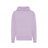 Iqoniq Yoho gerecycled katoen relaxed hoodie, lavender (XXS)