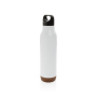 Lekvrije isoleer fles met kurk, wit