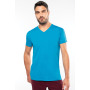 Heren-t-shirt BIO150 V-hals Oxford Grey XL