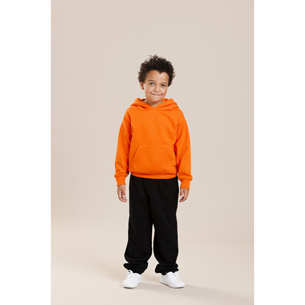 Children´s Hooded Sweatshirt - Orange - XL (140/9-10)