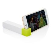 2.200 mAh powerbank en telefoon , groen/wit 2.200 mAh powerbank en telefoon , groen/wit