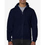 Heavy Blend Adult Full Zip Hooded Sweat - Navy - 3XL