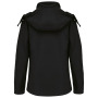 Dames softshell jas met afneembare capuchon Black 4XL Dames softshell jas met afneembare capuchon Black 4XL