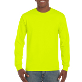 Gildan T-shirt Ultra Cotton LS Safety Green S
