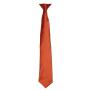 'Colours' Satin Clip Tie, Chestnut, ONE, Premier