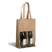 Flessentas van jute Natural One Size