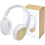 Athos bamboo Bluetooth® headphones with microphone - Beige