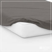 T1-FS160 Fitted sheet Double beds - Dark Grey