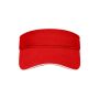 MB6123 Sandwich Sunvisor - red/white - one size
