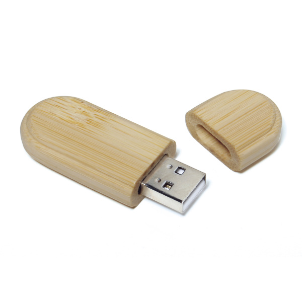 Bedrukte Bamboo 3 USB-stick