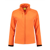 L&S Jacket Softshell for her Orange XXL