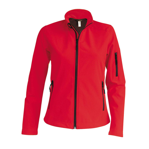 Dames softshell jas Red S