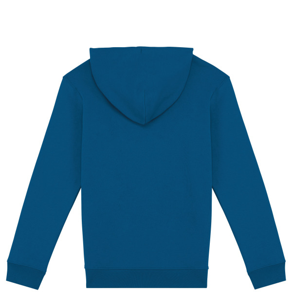Ecologische uniseks sweater met capuchon Blue Sapphire XXL