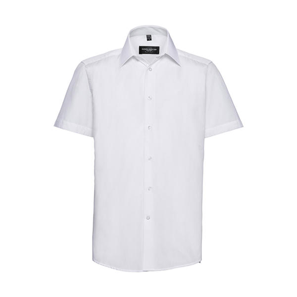 Tailored Poplin Shirt - White - 4XL