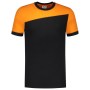 T-shirt Bicolor Naden 102006 Black-Orange XS