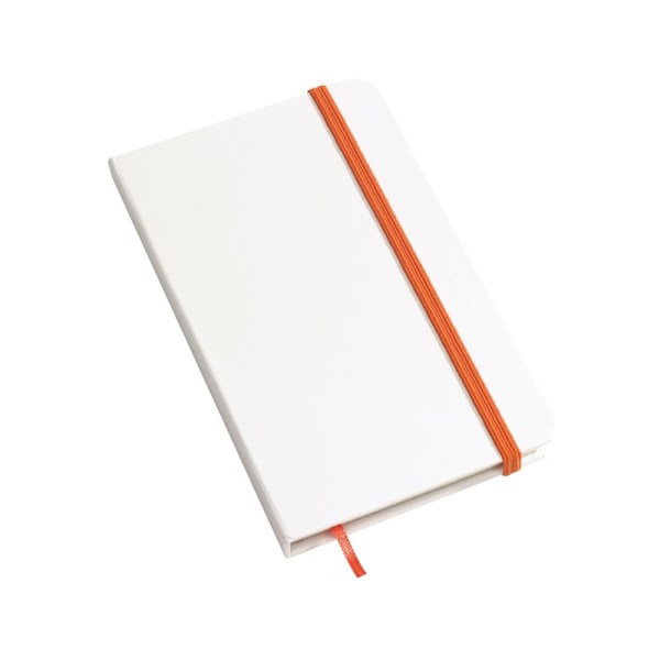 A6-notitieboekje AUTHOR - oranje, wit