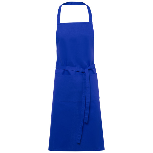Orissa 200 g/m² GOTS organic cotton apron - Royal blue