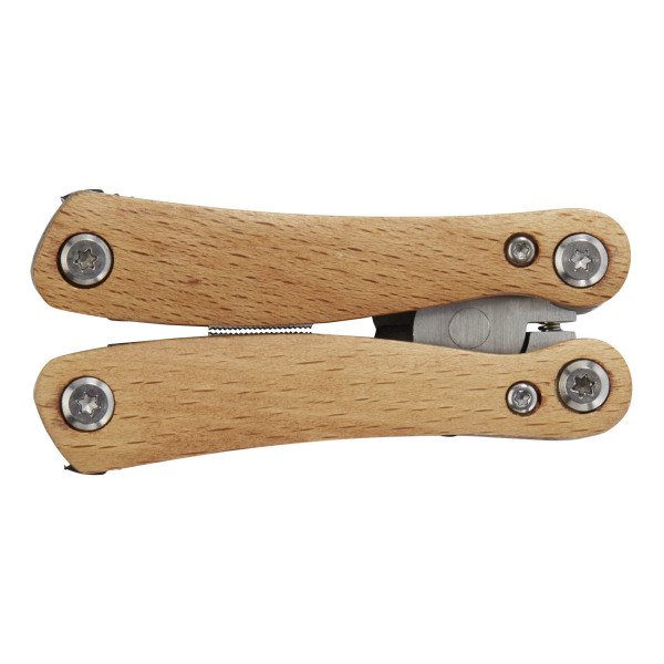 Anderson 12-function medium wooden multi-tool - Natural