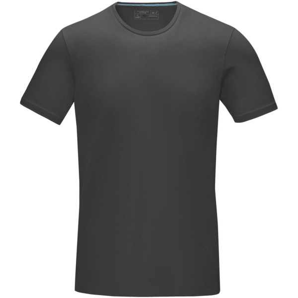 Balfour short sleeve men's GOTS organic t-shirt - Storm grey - 3XL