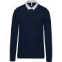 Rugbypolo Navy / White 5XL
