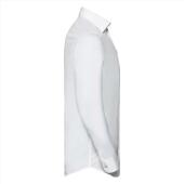 Men's L/S Tail. Contr. Ult. Stretch Shirt, White, XXL, RUS