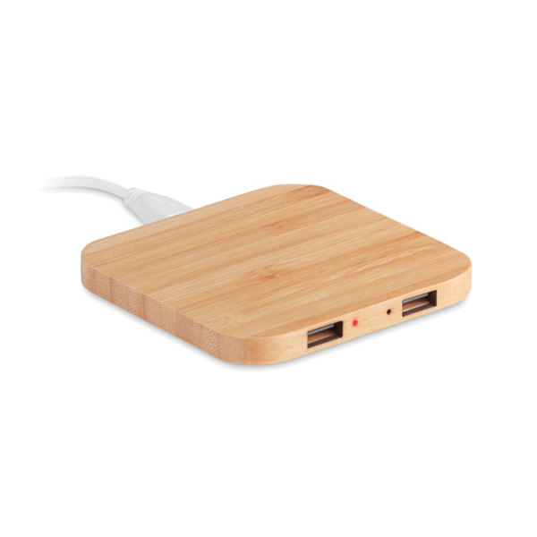 CUADRO - Bamboo wireless charging pad