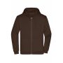 Promo Zip Hoody Men - brown - S