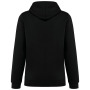 Unisex sweater met capuchon met contrasterend motief Black / Mexican Skull XS
