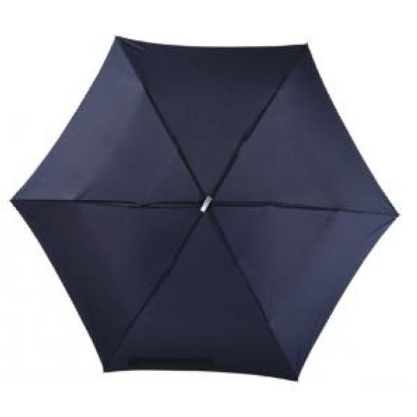 Mini opvouwbare uit 3 secties bestaande paraplu FLAT marineblauw