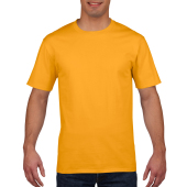 Gildan T-shirt Premium Cotton Crewneck SS for him Gold XXL