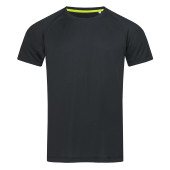 Stedman T-shirt Raglan Mesh Active-Dry SS for him black opal XXL