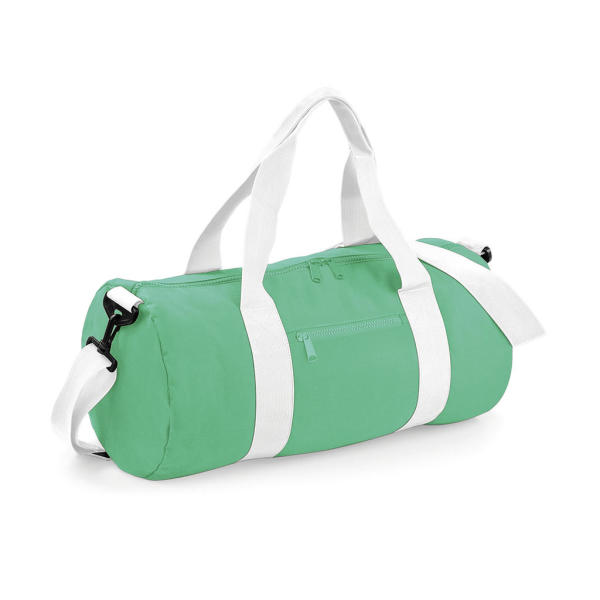 Original Barrel Bag - Mint Green/White