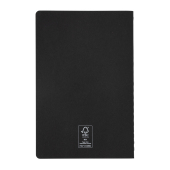 A5 FSC® standard softcover notesbog, sort