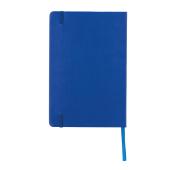 Deluxe hardcover PU A5 notitieboek, blauw